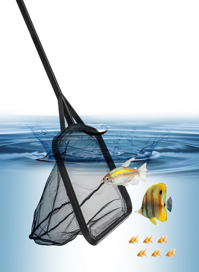 YPBEW Mutliple Type Portable Fishing Net with Long Handle Fish Tanks Landing Net Fish Tanks Tool for Cleanning Float Item - Image 5